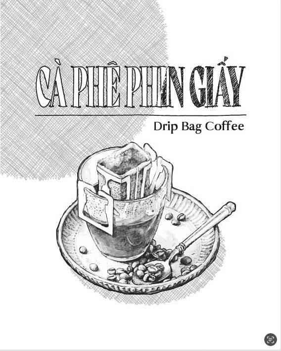 Cà Phê Phin Giấy - 01 - Trắng