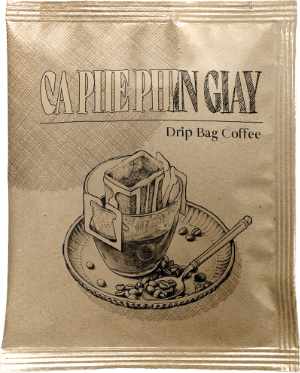 Cà Phê Phin Giấy - 01 - Vàng