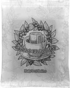 Cà Phê Phin Giấy - 03 - Trắng