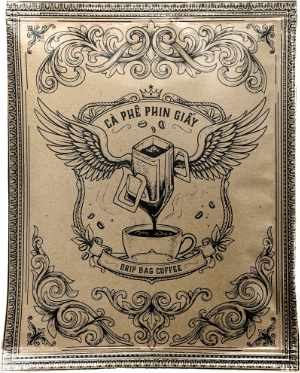 Cà Phê Phin Giấy - 04 - Vàng